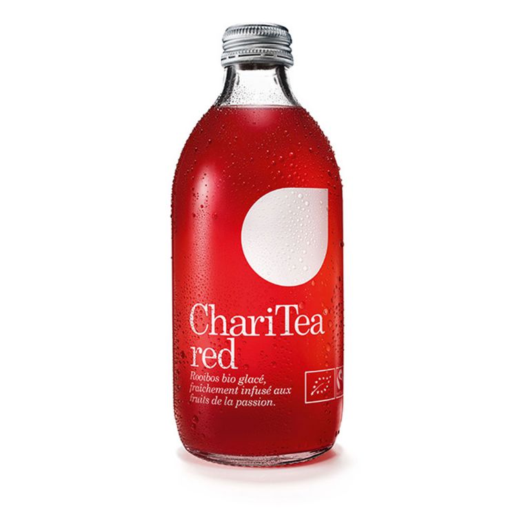 Thé glacé Rooibos Fruits de la Passion 33cl Charitea Red